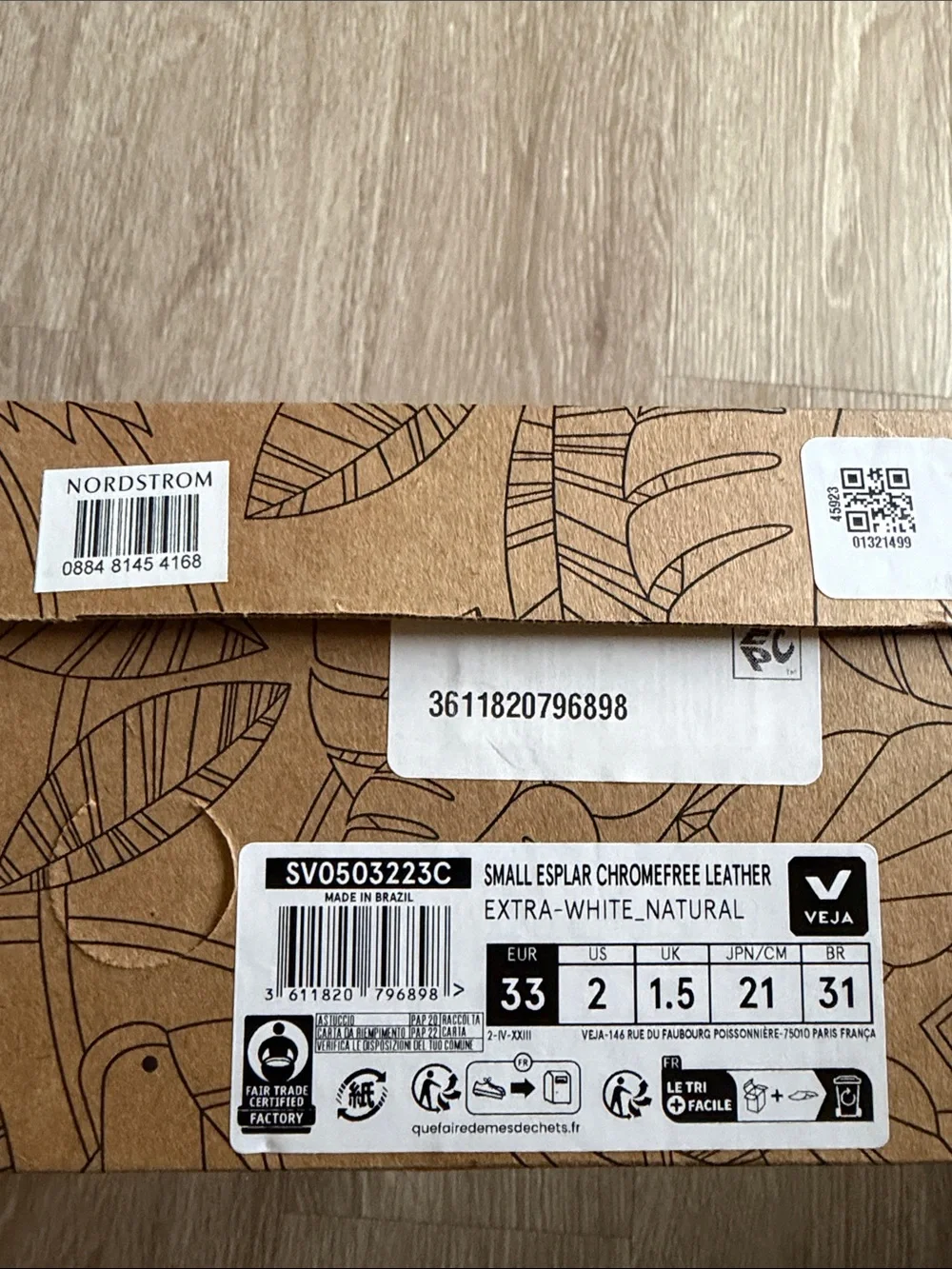 Kids White Velcro Sneakers